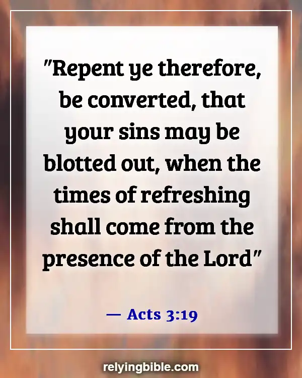Bible Verses About God Is Waiting For You To Come To Him (Acts 3:19)