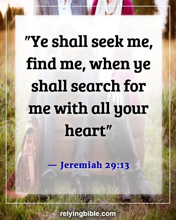 Bible Verses To Feel Closer To God (Jeremiah 29:13)