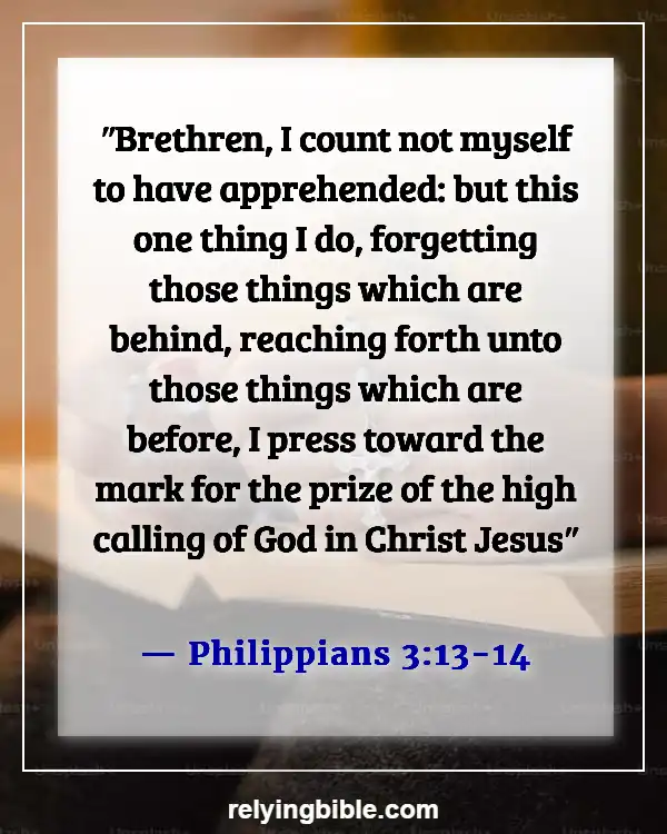 Bible Verses About Working Hard For The Lord (Philippians 3:13-14)