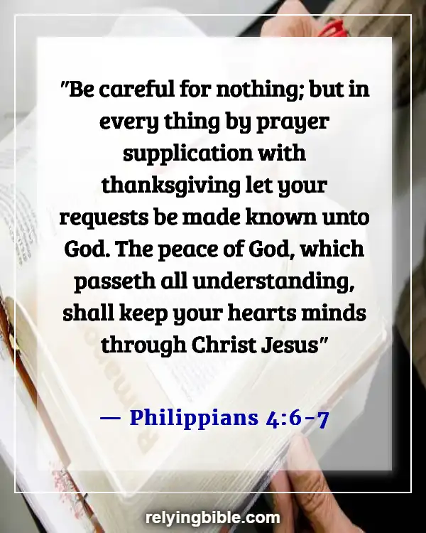 Bible Verse God Is Our Help In Times Of Trouble (Philippians 4:6-7)