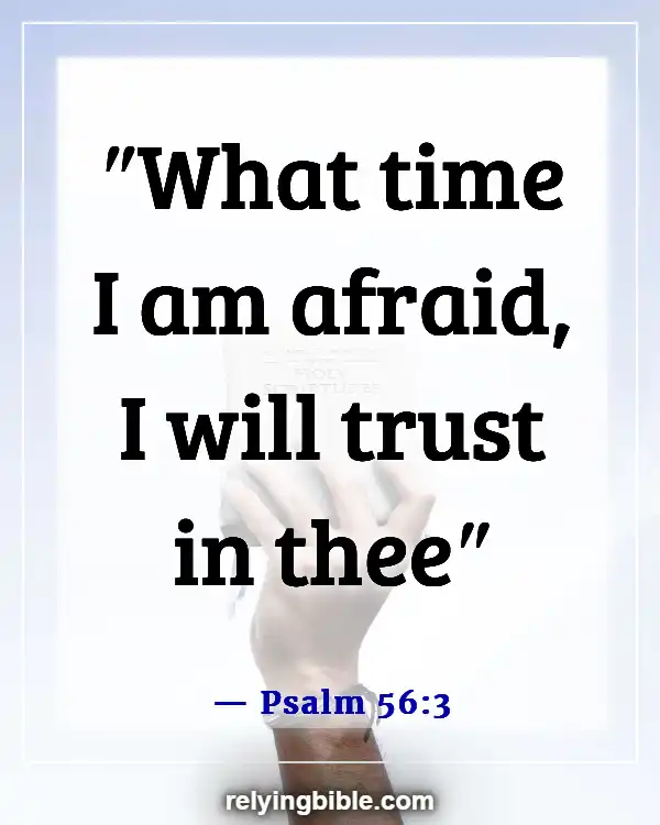 Bible Verse God Is Our Help In Times Of Trouble (Psalm 56:3)