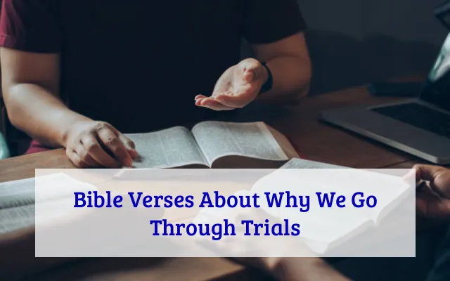 Bible Verses About Why We Go Through Trials